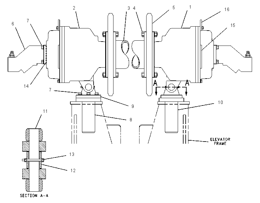DRIVE GP-ELEVATOR 2T3525 CAT