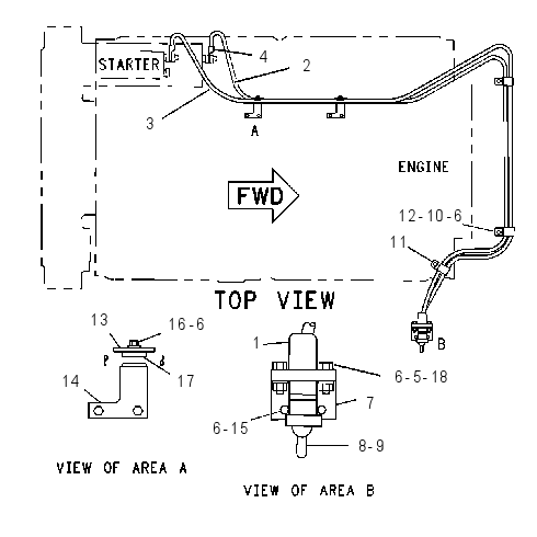RECEPTACLE GP-AUXILIARY START 5T2525 CAT