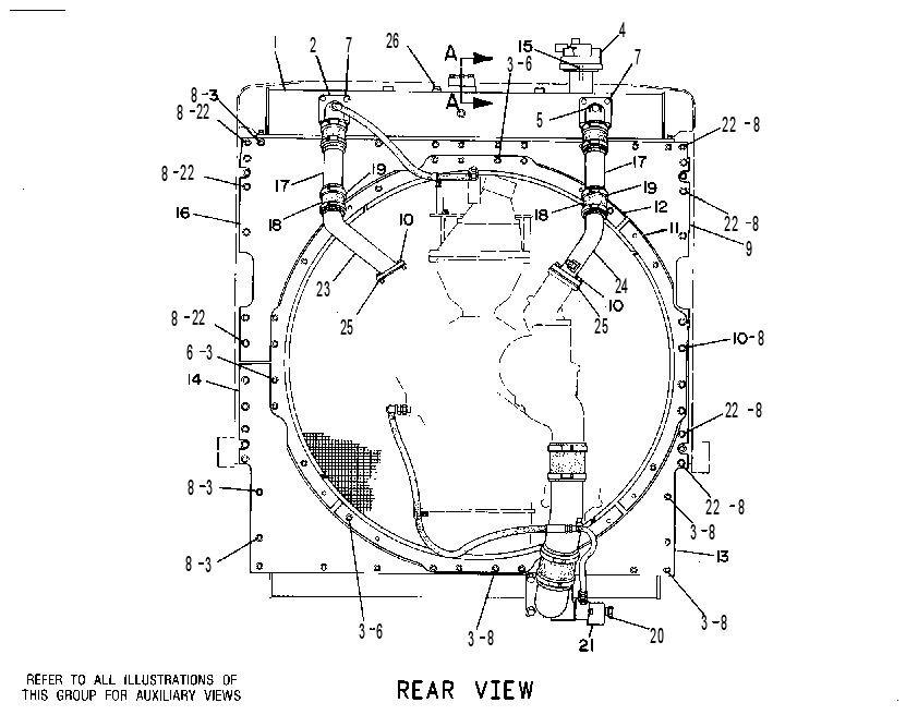 Радиатор 4W4069 CAT