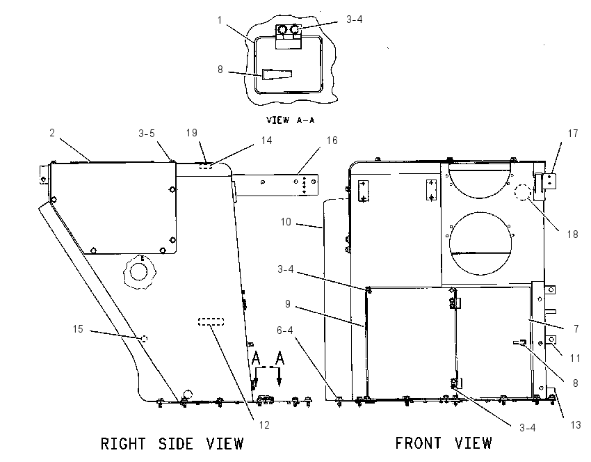 SUPPORT GP-FENDER 1273549 CAT