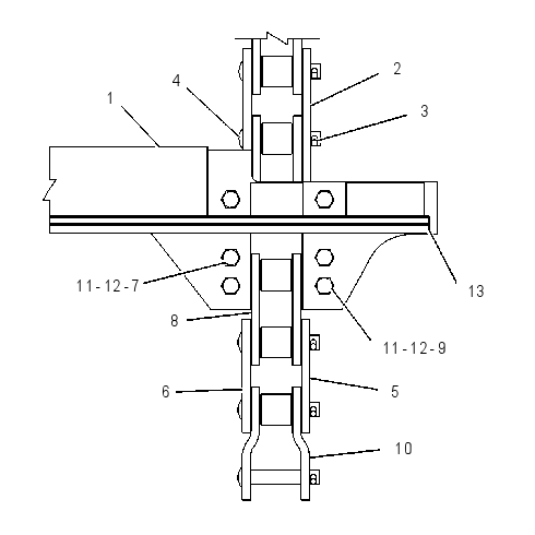 CHAIN & FLIGHT GP 8I1506 CAT