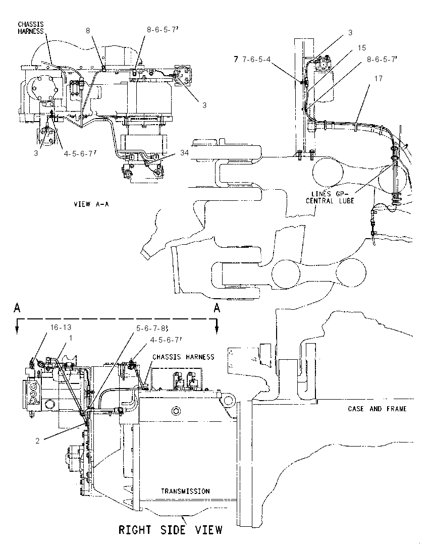 WIRING GP-ELEVATOR 1242810 CAT