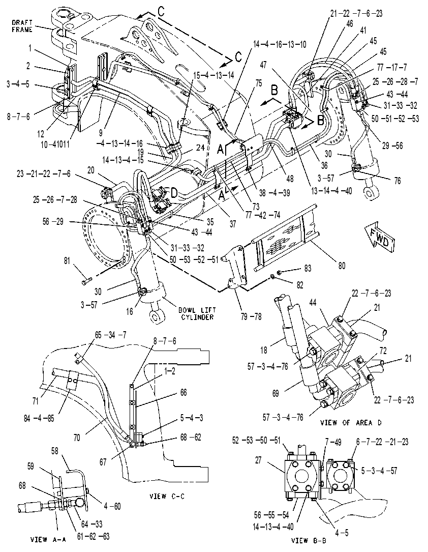 LINES GP-DRAFT FRAME 8I1510 CAT