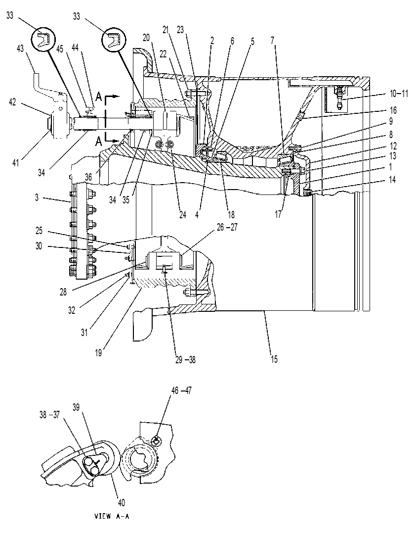 WHEEL & BRAKE AR 1070587 CAT
