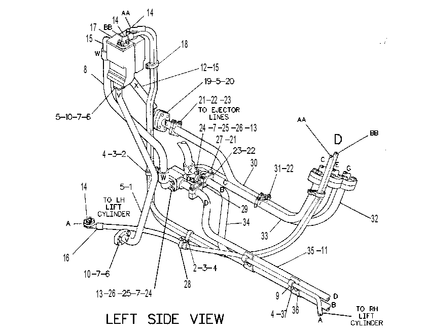 LINES GP-DRAFT FRAME 8W5688 CAT