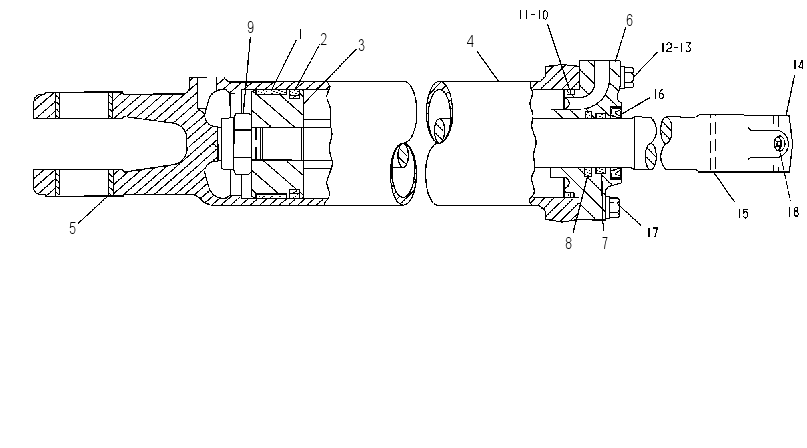 Цилиндр рулевой 4T8563 CAT