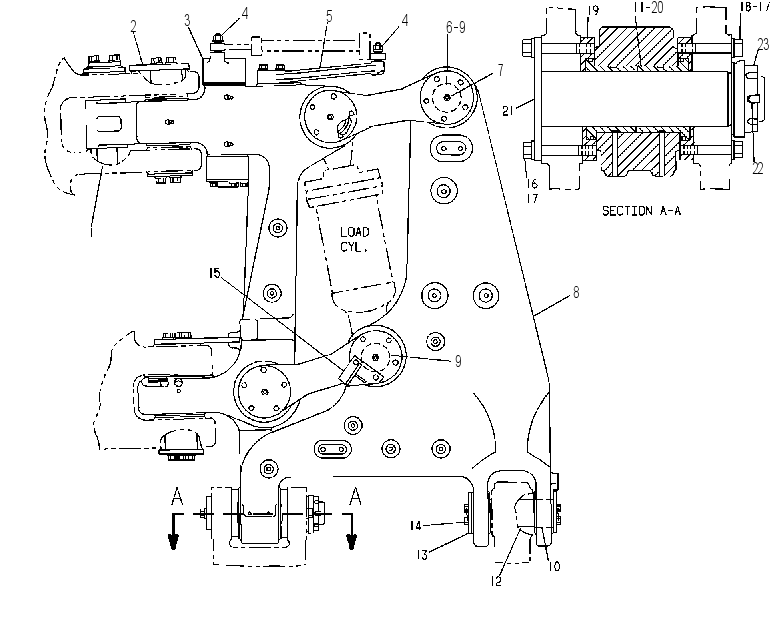 HITCH GP-CUSHION 6G7090 CAT