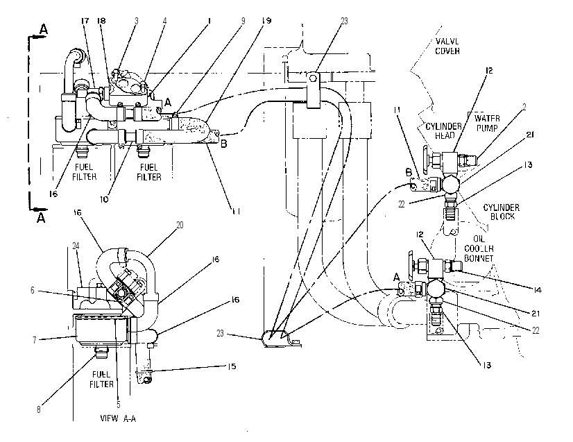HEATER GP-FUEL 4W0918 CAT