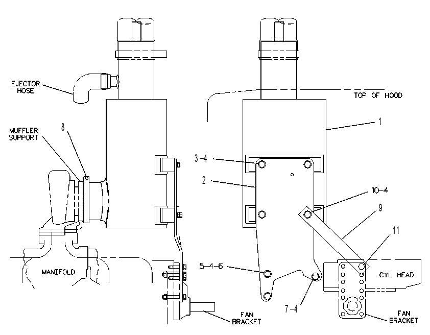 Глушитель 1W3239 CAT