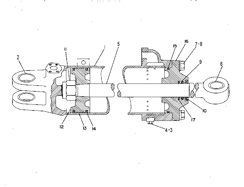 CYLINDER GP-APRON 3G8621 CAT