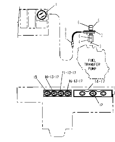 GAUGE GP-CLUSTER 6G4380 CAT