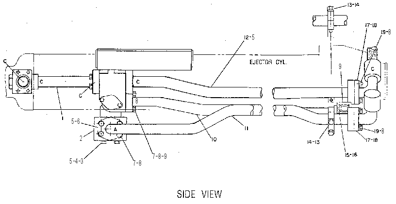 LINES GP-EJECTOR 4T7764 CAT