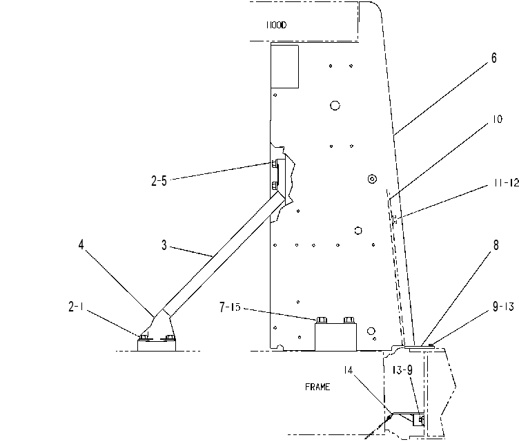Защита радиатора 8W0777 CAT