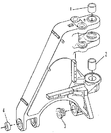 HITCH GP-NON-CUSHION 2T2558 CAT