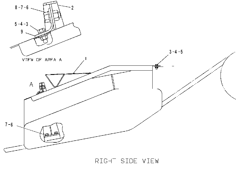 Крыло 8W1464 CAT
