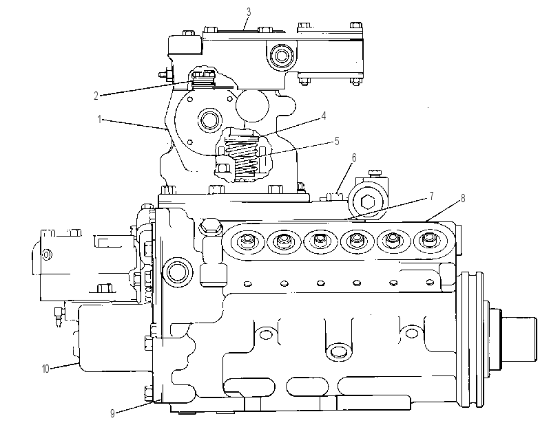 PUMP GP-GOV, FUEL INJ & TFR 4W8722 CAT
