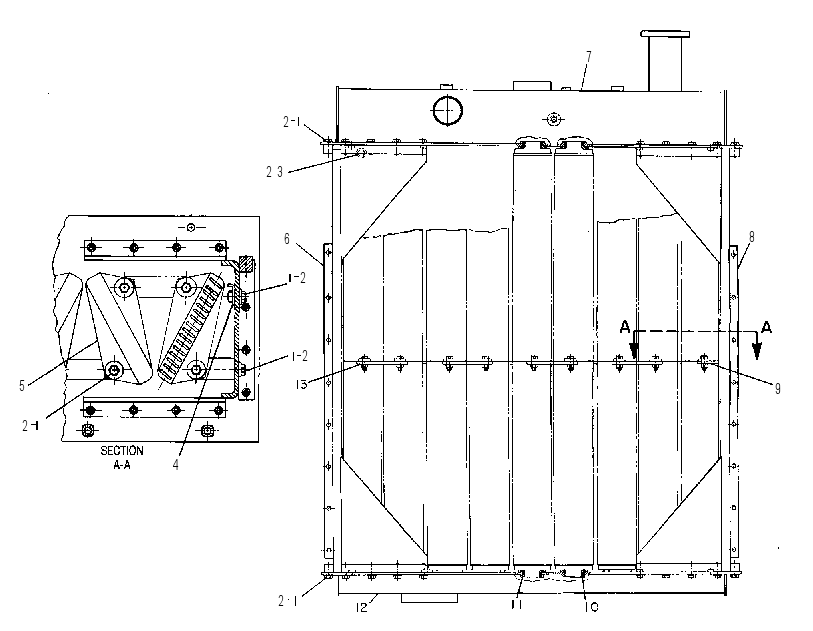 Радиатор 4W8062 CAT