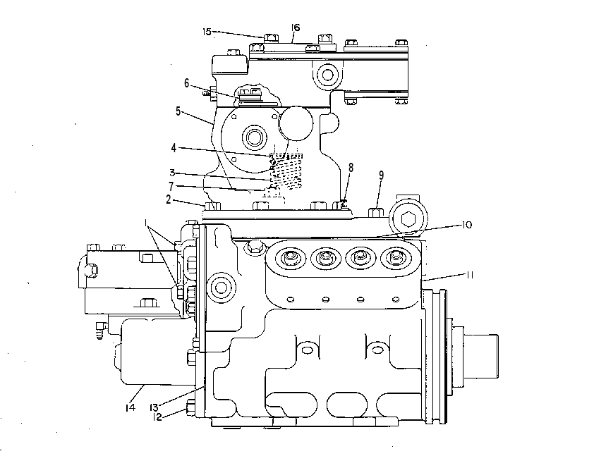 PUMP GP-GOV, FUEL INJ & TFR 1W3721 CAT