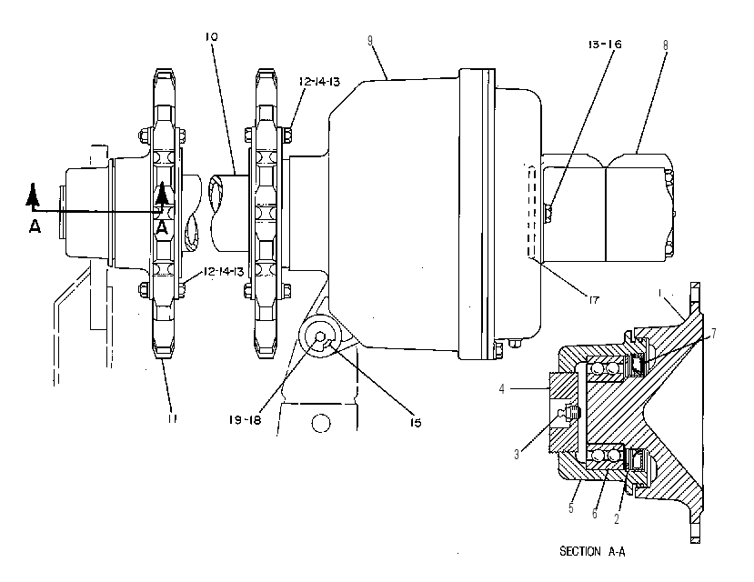 DRIVE GP-ELEVATOR 2T0463 CAT