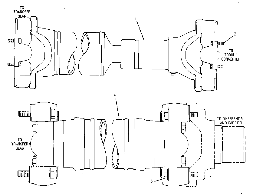 Вал приводной 2T0036 CAT