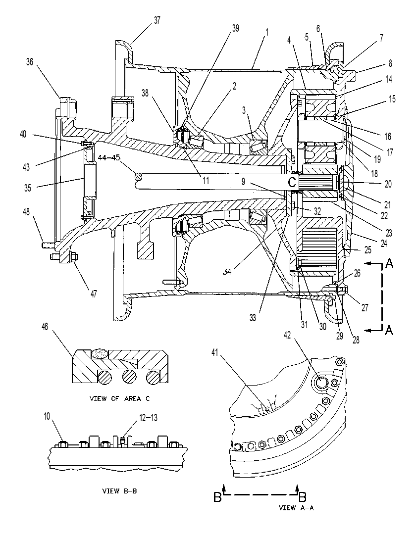 Колесо с бортовым редуктором 5T4635 CAT