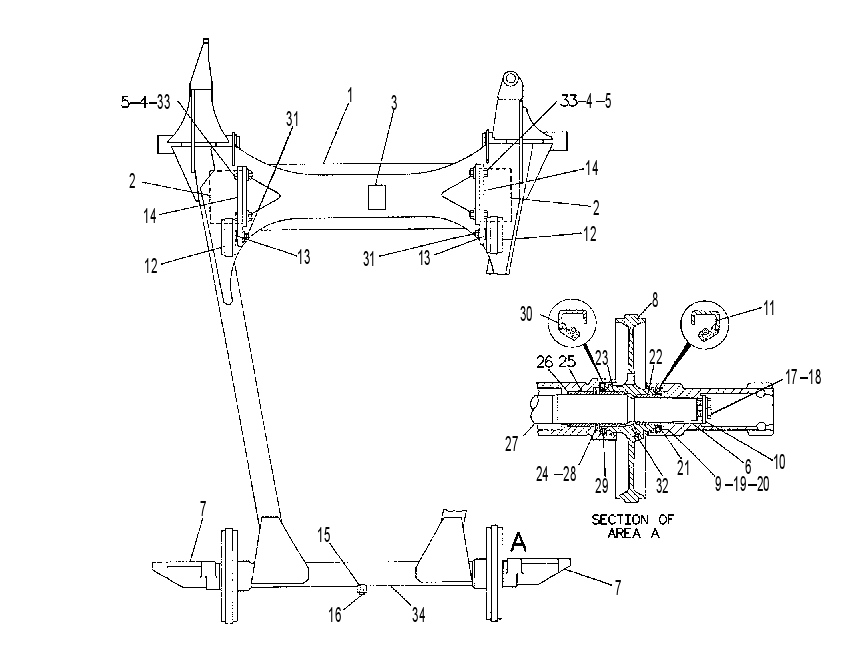FRAME GP-ELEVATOR 2T0380 CAT