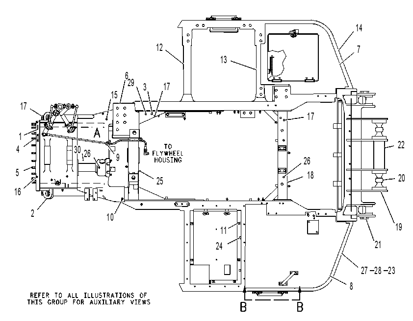 Корпус с рамой 6G5450 CAT