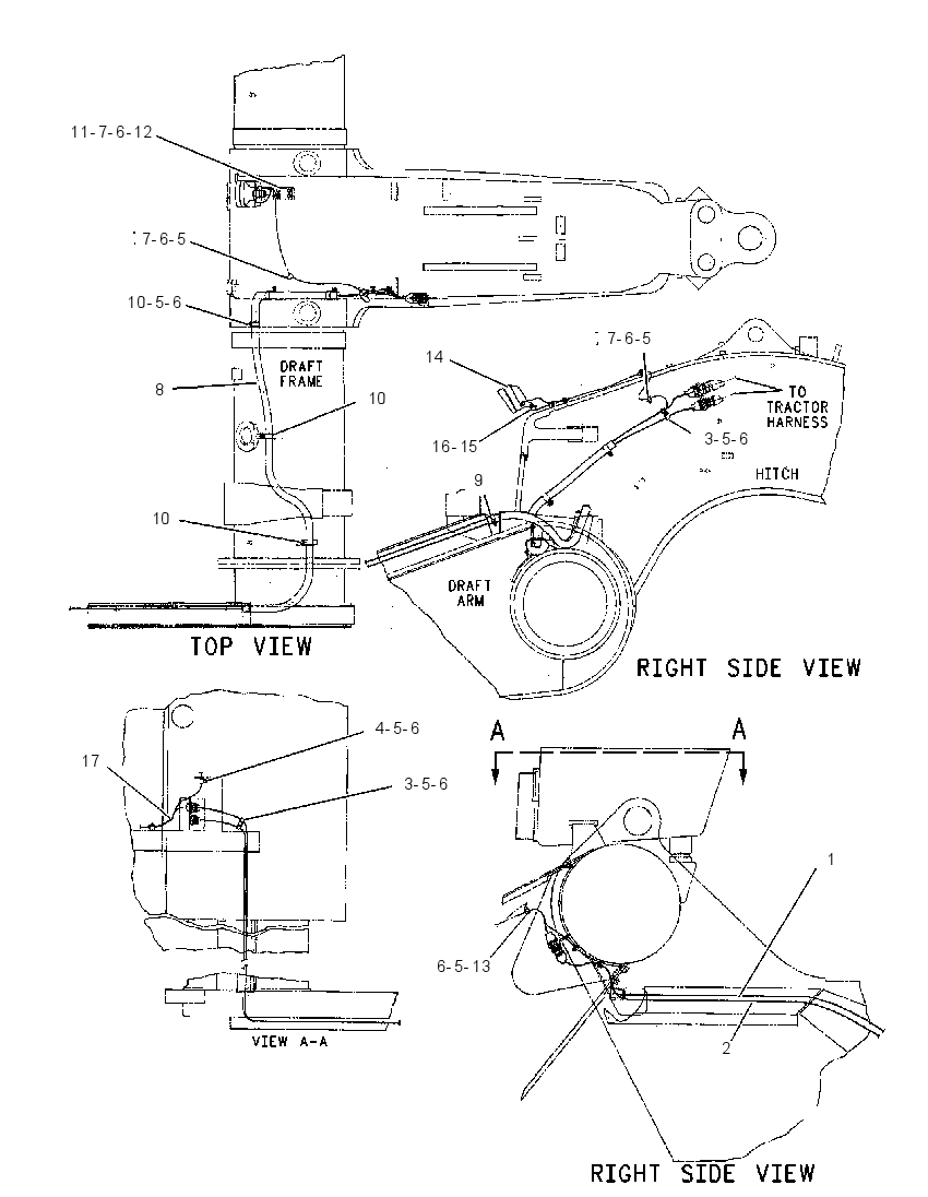 WIRING GP-SCRAPER 8X9782 CAT