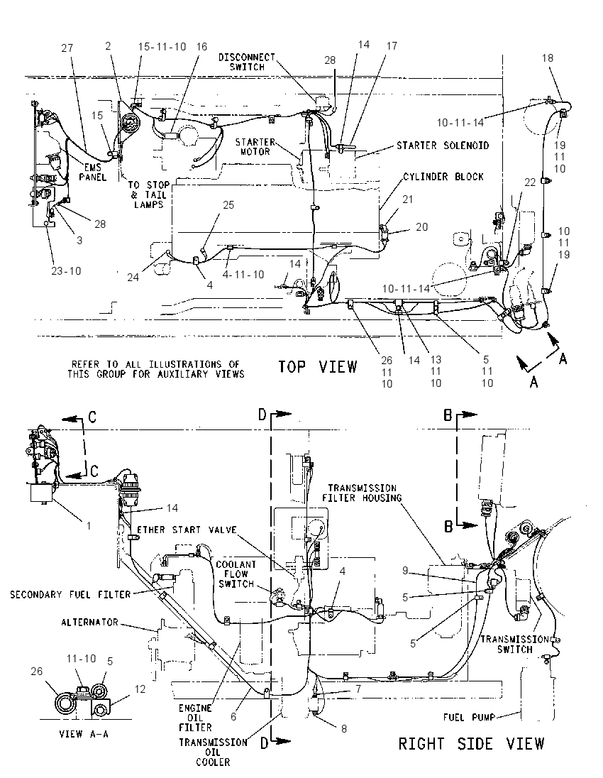 WIRING GP-SCRAPER 8X1637 CAT