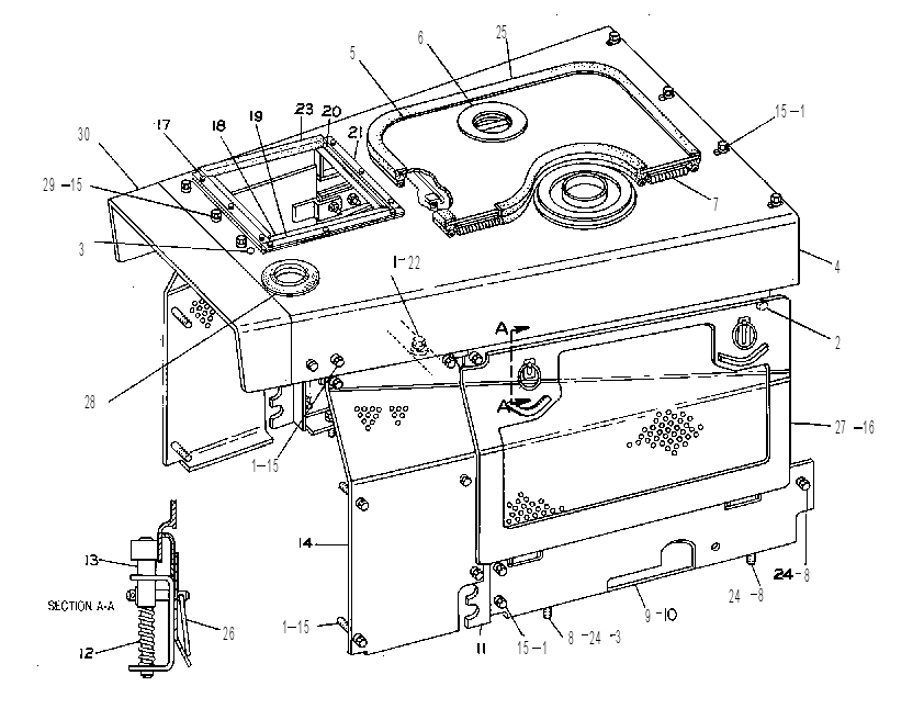 Капот с защитой 3V2561 CAT