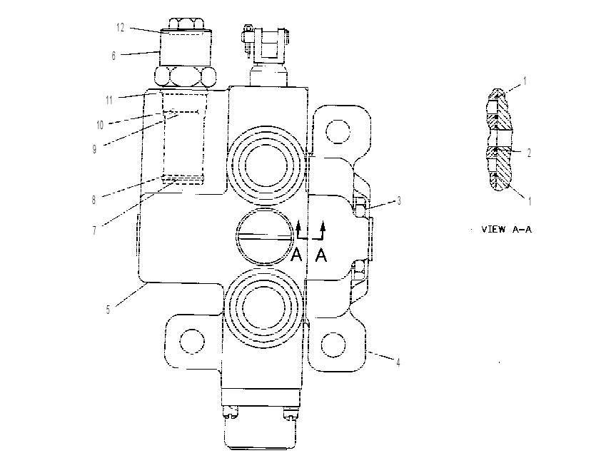 Клапан управляющий 8J1871 CAT