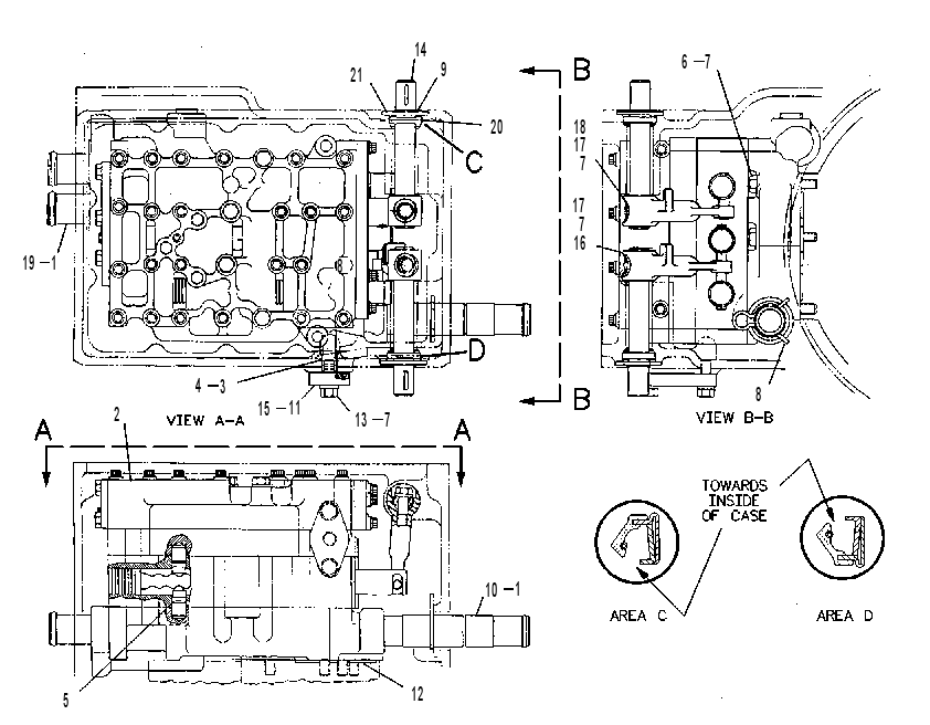 Управление гидравликой трансмиссии 8E8828 CAT