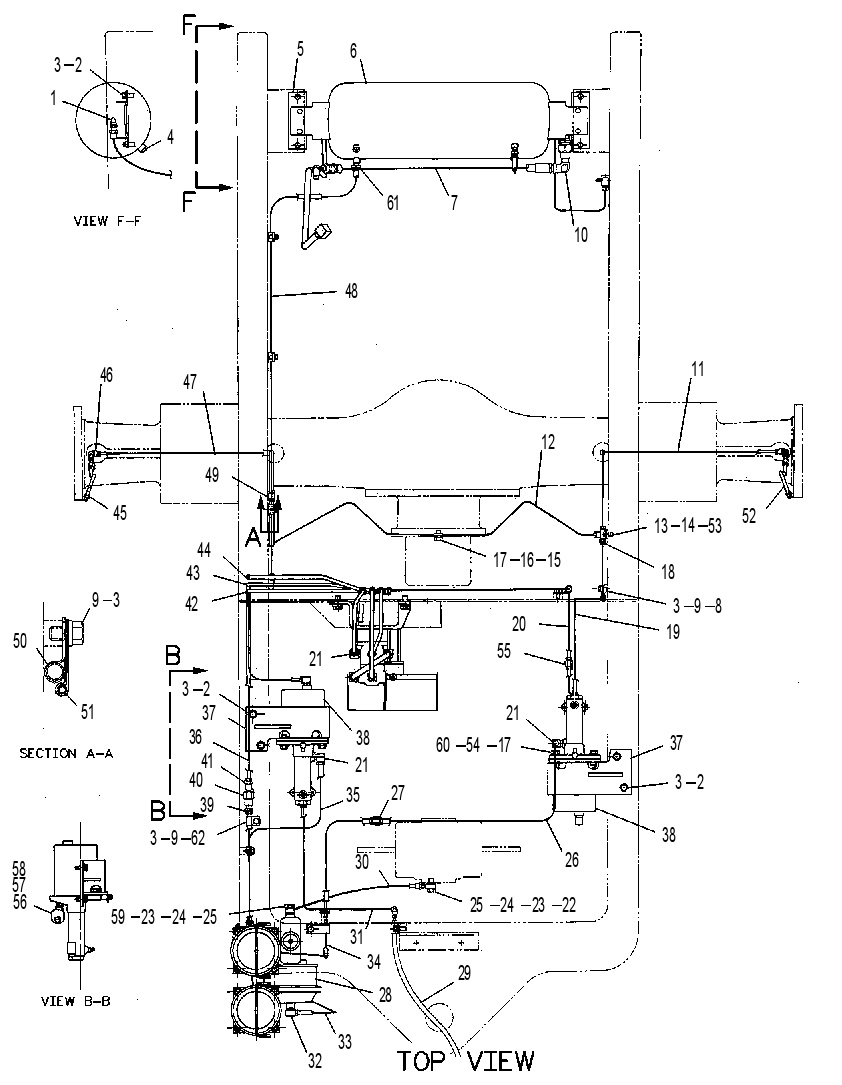 Управление рабочим тормозом 7I3169 CAT