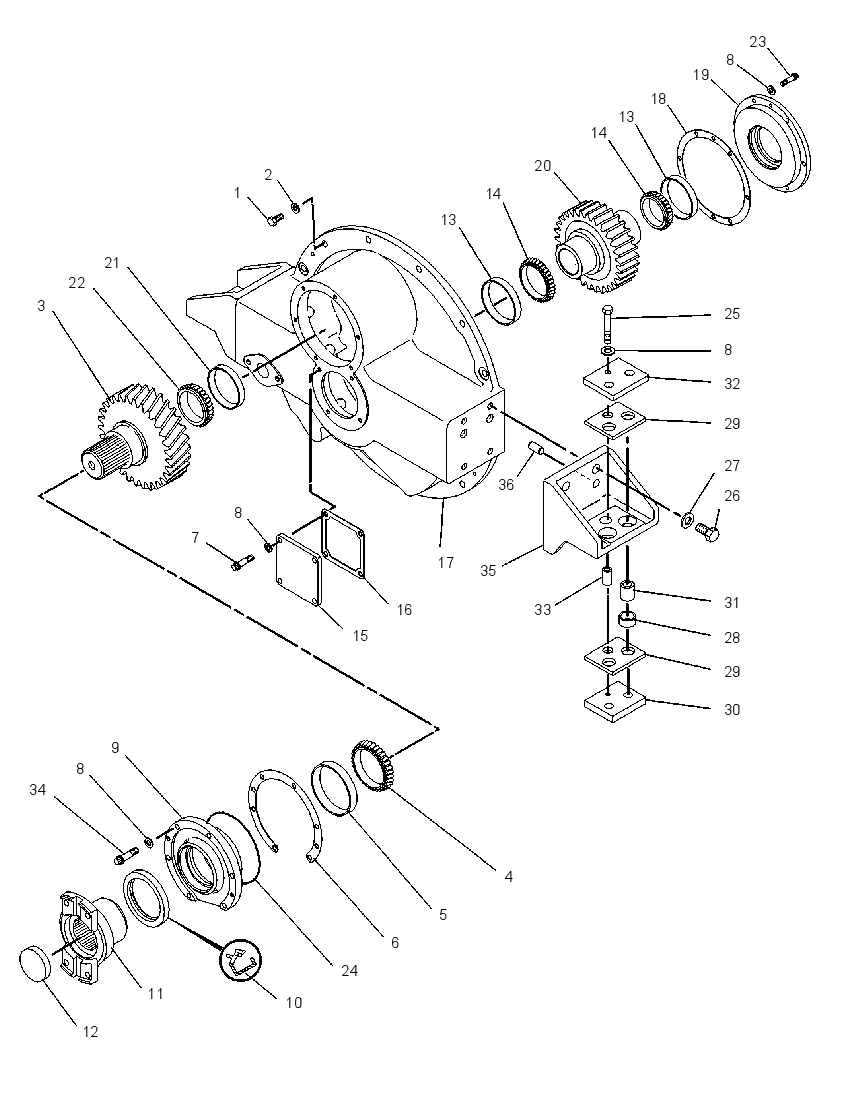 GEAR GP-INPUT TRANSFER 6Y5678 CAT