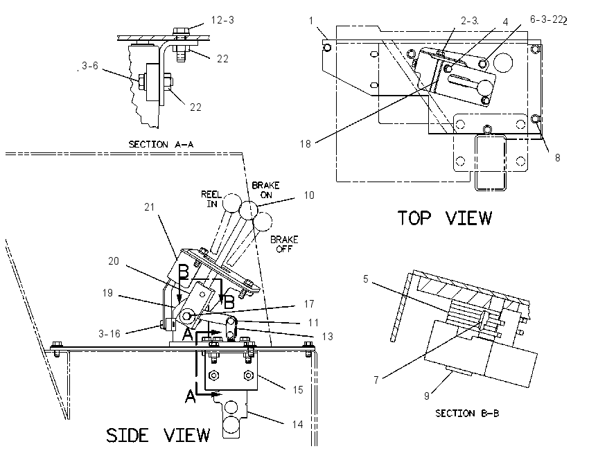 CONTROL & MTG GP-WINCH 7I3527 CAT