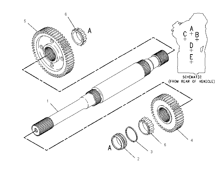 INPUT GP-TRANSMISSION 9U9054 CAT