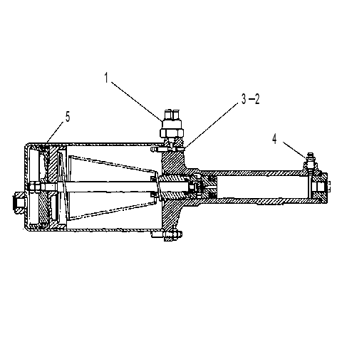 CYLINDER GP-AIR/HYDRAULIC 8R8498 CAT