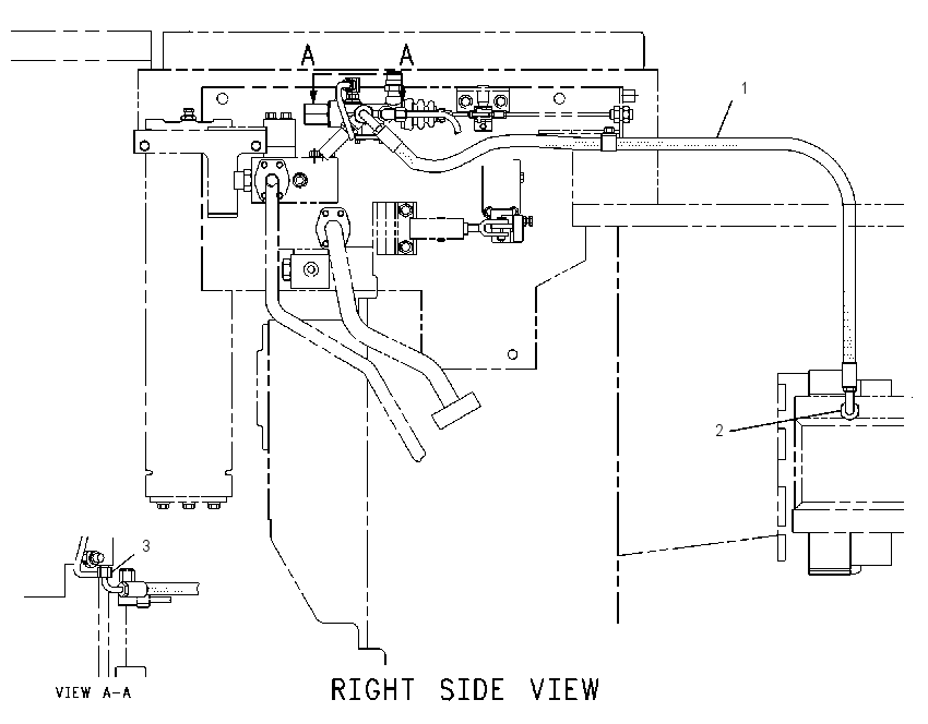 LINES GP-PARKING BRAKE 4E5956 CAT