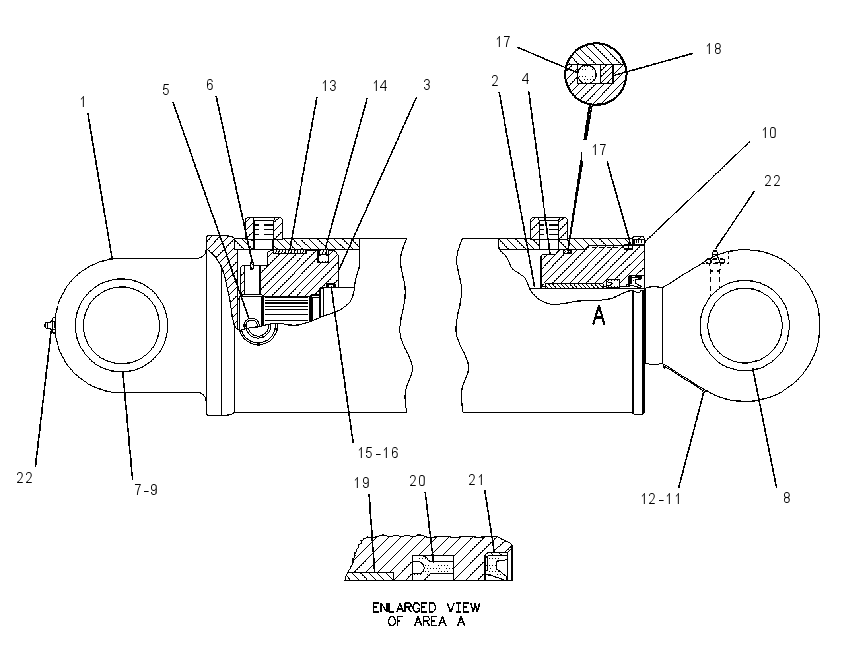 CYLINDER GP-GRAPPLE 1057795 CAT