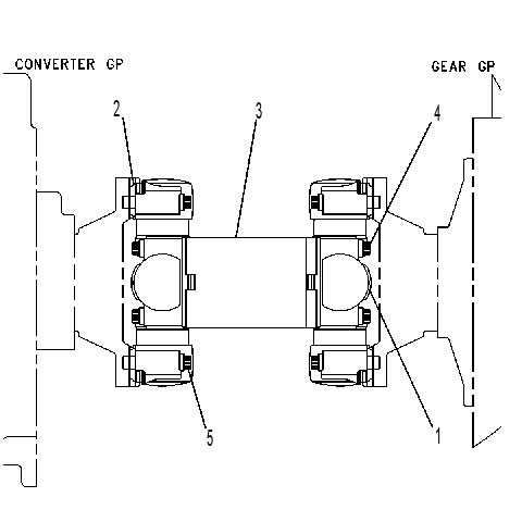 SHAFT GP-INPUT DRIVE 8R5456 CAT