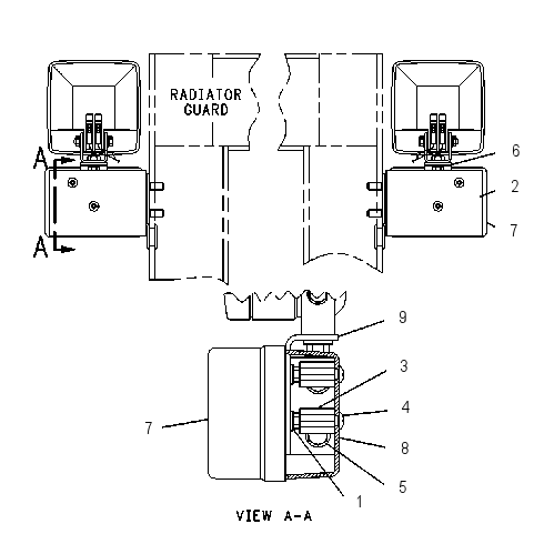 LIGHTING GP-STOP 8R5645 CAT