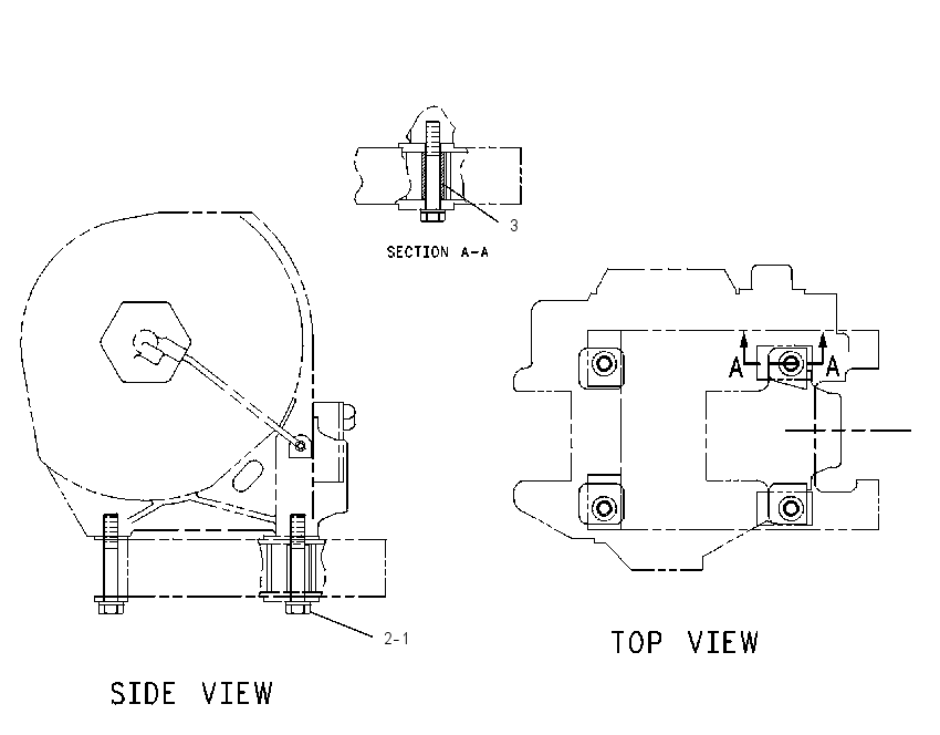 MOUNTING GP-WINCH 4E9233 CAT