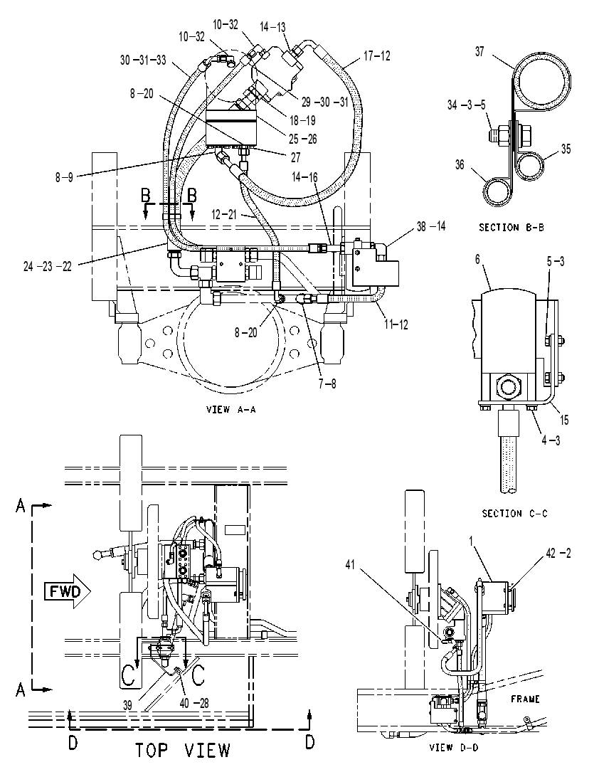 PUMP & LINES GP-HYDRAULIC FAN 4E8947 CAT