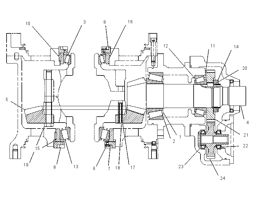 GEAR GP-BEVEL 1046463 CAT