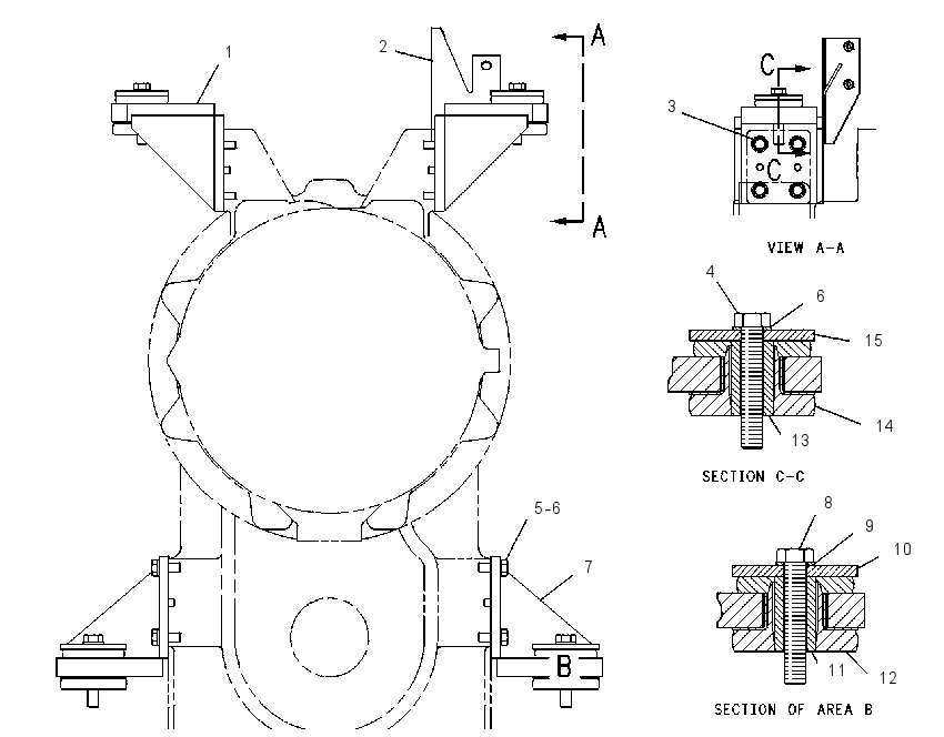 SUPPORT GP-TRANSMISSION 8R5652 CAT