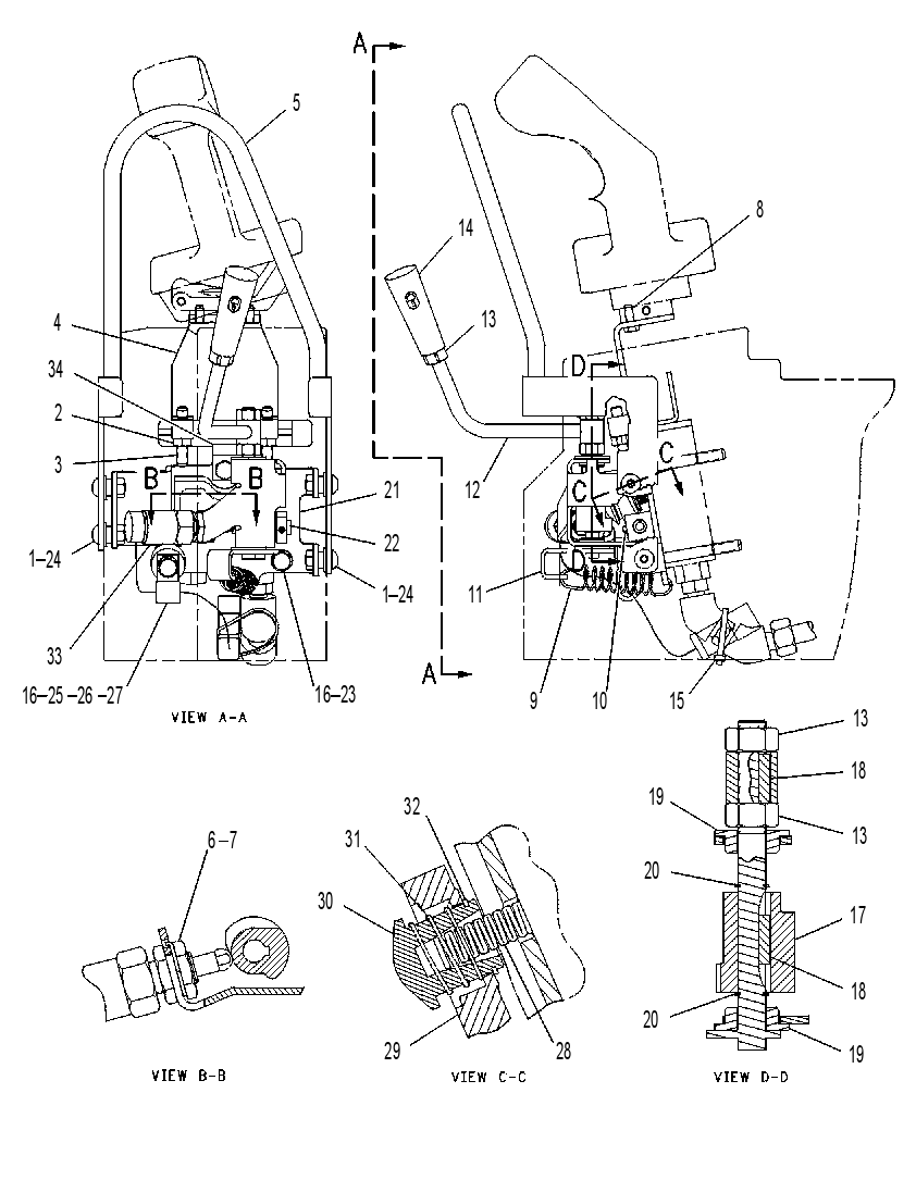 CONTROL GP-STIC LOCKOUT 9U4979 CAT