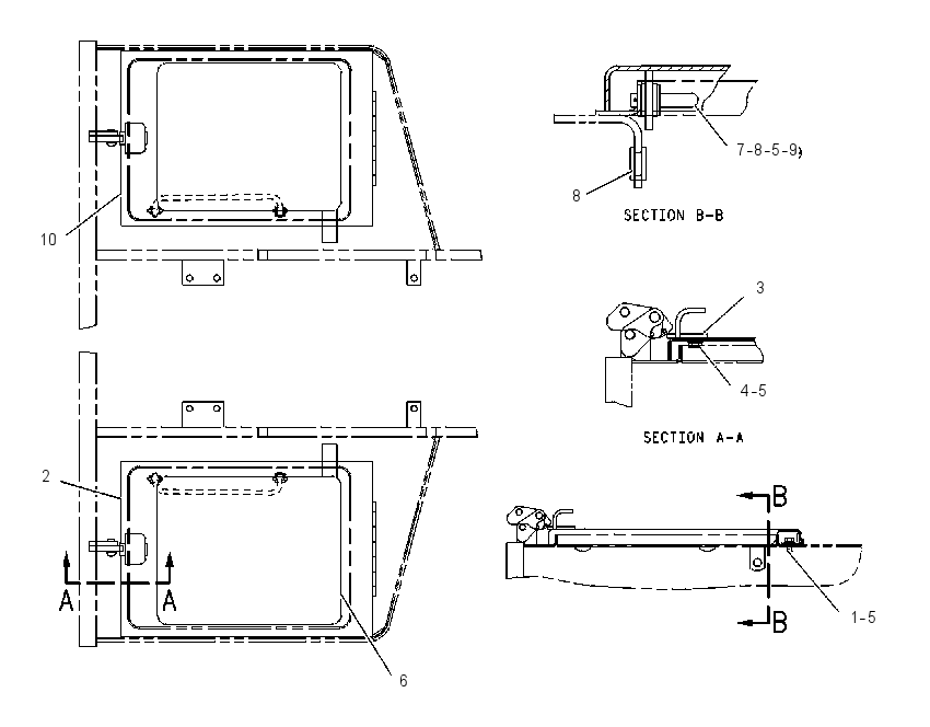 BATTERY DOOR 1035771 CAT