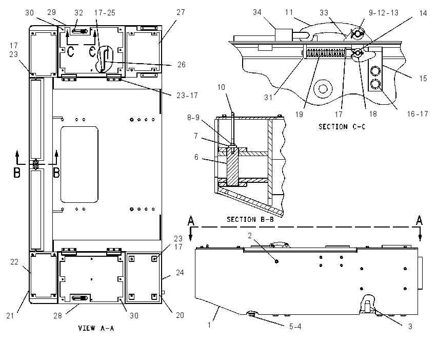 BUMPER GP-REAR 8R5624 CAT