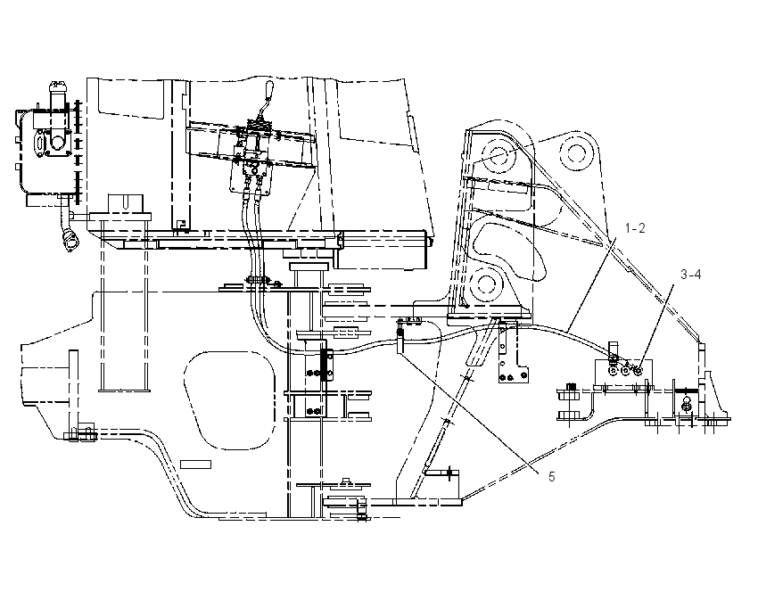 Трубопроводы управляющие 1057701 CAT