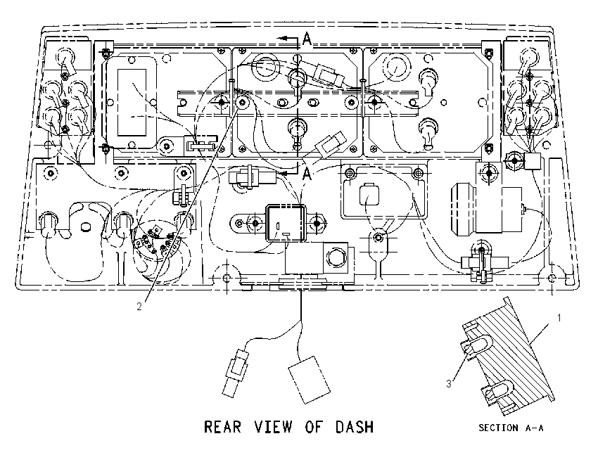 CONTROL AR-SPEEDOMETER & TACH 1054363 CAT